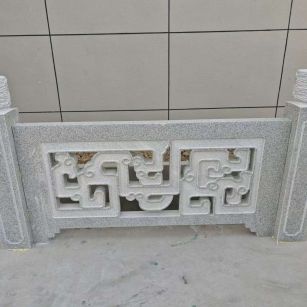 六盘水芝麻白河道栏杆 桥栏杆