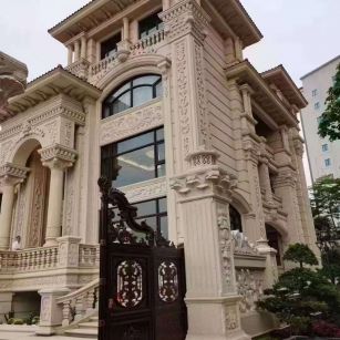 六盘水黄金麻别墅外墙异形定制