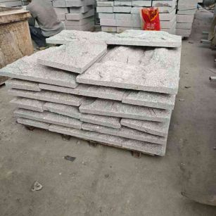 六盘水芝麻白蘑菇石，自然面